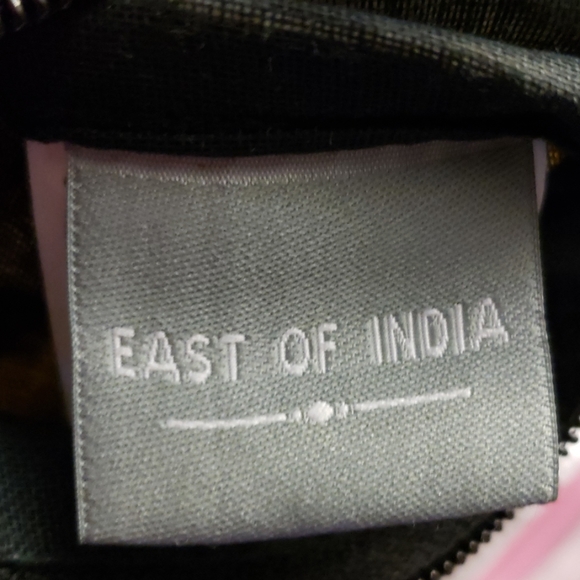 EAST INDIA ZIPPERED POUCH SIZE 6" × 4" - Picture 7 of 8